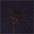 Safavieh Panza 9 Ft Metal and Fabric Crank Umbrella in Navy