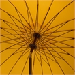 Safavieh Panza 9 Ft Metal and Fabric Crank Umbrella in Yellow