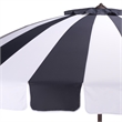 Safavieh Buti 9 Ft Metal and Fabric Crank Umbrella in Navy