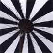 Safavieh Buti 9 Ft Metal and Fabric Crank Umbrella in Navy