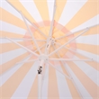 Safavieh Meze  9 Ft Metal and Fabric Crank Umbrella in Yellow / White
