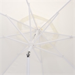 Safavieh Torsa 9 Ft Metal and Fabric Crank Umbrella in Ivory / White