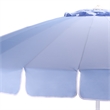 Safavieh Panza 9 Ft Metal and Fabric Crank Umbrella in Baby Blue / White