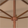 Safavieh Velop 7.5Ft Square Wood Umbrella in Beige