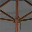 Safavieh Velop 7.5Ft Square Wood Umbrella in Gray