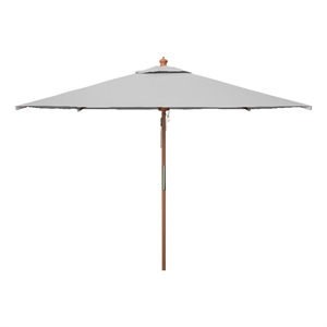 Safavieh Velop 7.5Ft Square Wood Umbrella in Gray