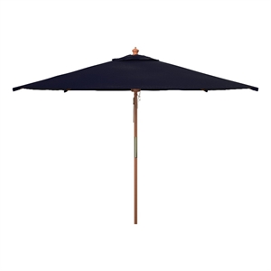 Safavieh Velop 7.5Ft Square Wood Umbrella in Navy