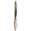 Safavieh Gallo 6.5 Ft Metal and Fabric Beach Umbrella in Green