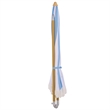 Safavieh Gallo 6.5 Ft Metal and Fabric Beach Umbrella in Baby Blue