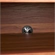 Safavieh Narine 4 Door 2 Shelf Wood  Sideboard/Media in Walnut