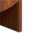 Safavieh Narine 4 Door 2 Shelf Wood  Sideboard/Media in Walnut