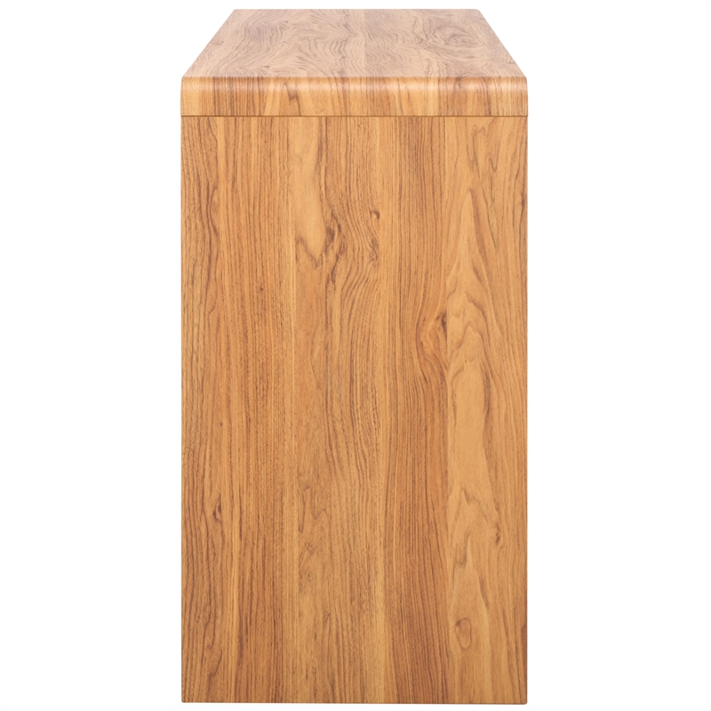 Safavieh Narine 4 Door 2 Shelf Wood Sideboard/Media in Oak