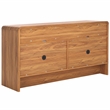 Safavieh Narine 4 Door 2 Shelf Wood Sideboard/Media in Oak