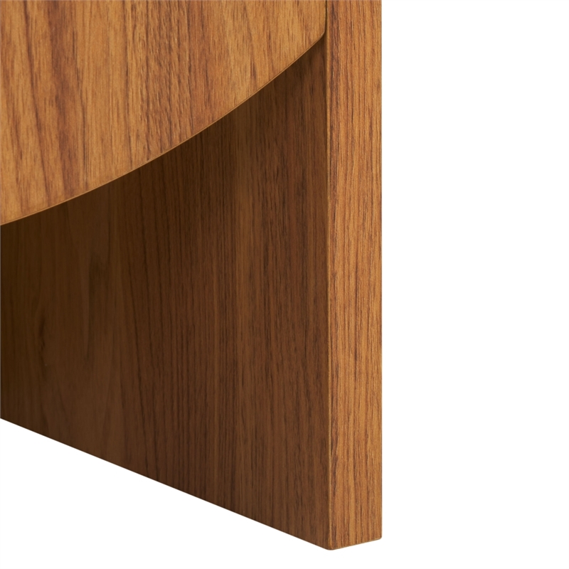 Safavieh Narine 4 Door 2 Shelf Wood Sideboard/Media in Oak