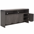 Safavieh Narine 4 Door 2 Shelf Wood  Sideboard/Media in Black