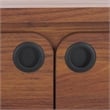 Safavieh Shaelynn 4 Door Wood  Sideboard/Media in Walnut / Black