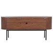 Safavieh Shaelynn 4 Door Wood  Sideboard/Media in Walnut / Black