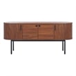 Safavieh Shaelynn 4 Door Wood  Sideboard/Media in Walnut / Black
