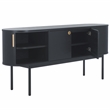 Safavieh Shaelynn 4 Door Wood  Sideboard/Media in Black / Black
