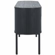 Safavieh Shaelynn 4 Door Wood  Sideboard/Media in Black / Black