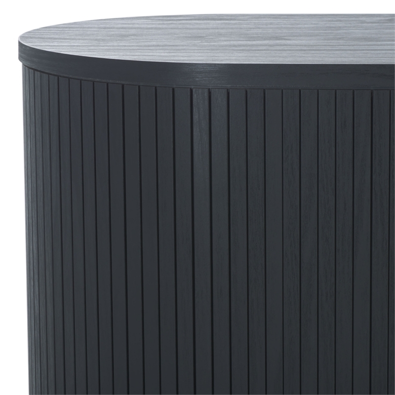 Safavieh Shaelynn 4 Door Wood  Sideboard/Media in Black / Black