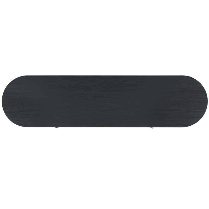 Safavieh Shaelynn 4 Door Wood  Sideboard/Media in Black / Black