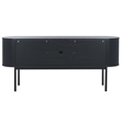 Safavieh Shaelynn 4 Door Wood  Sideboard/Media in Black / Black