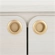 Safavieh Shaelynn 4 Door Wood  Sideboard/Media in White / Gold
