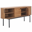 Safavieh Shaelynn 4 Door Wood  Sideboard/Media  in Oak / Black