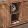Safavieh Shaelynn 4 Door Wood  Sideboard/Media  in Oak / Black