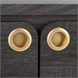Safavieh Shaelynn 4 Door Wood  Sideboard/Media  in Black / Gold