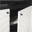 Safavieh Mayln 4 Door Wood and Steel Sideboard/Mediastand  in Black / White