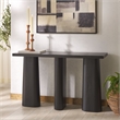 Safavieh Ryllae Wood Console Table in Black