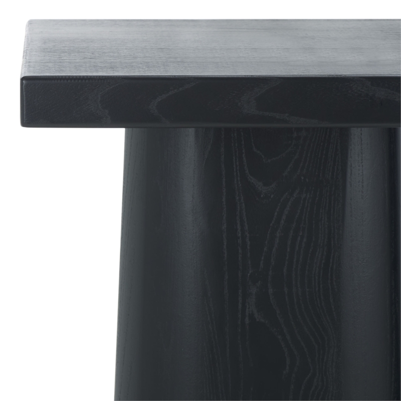 Safavieh Ryllae Wood Console Table in Black