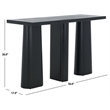 Safavieh Ryllae Wood Console Table in Black