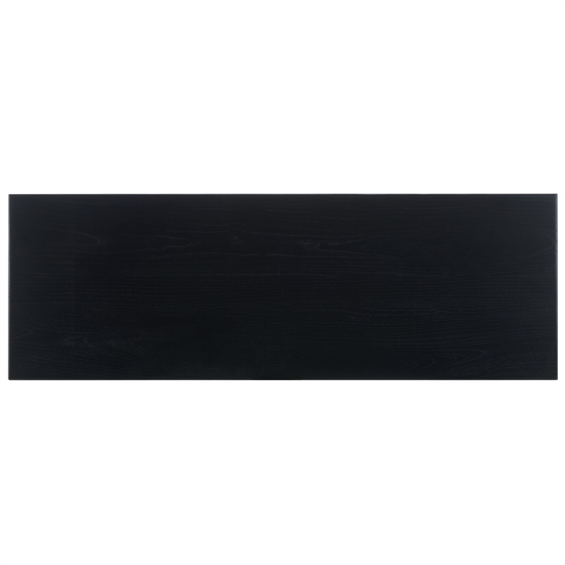 Safavieh Ryllae Wood Console Table in Black