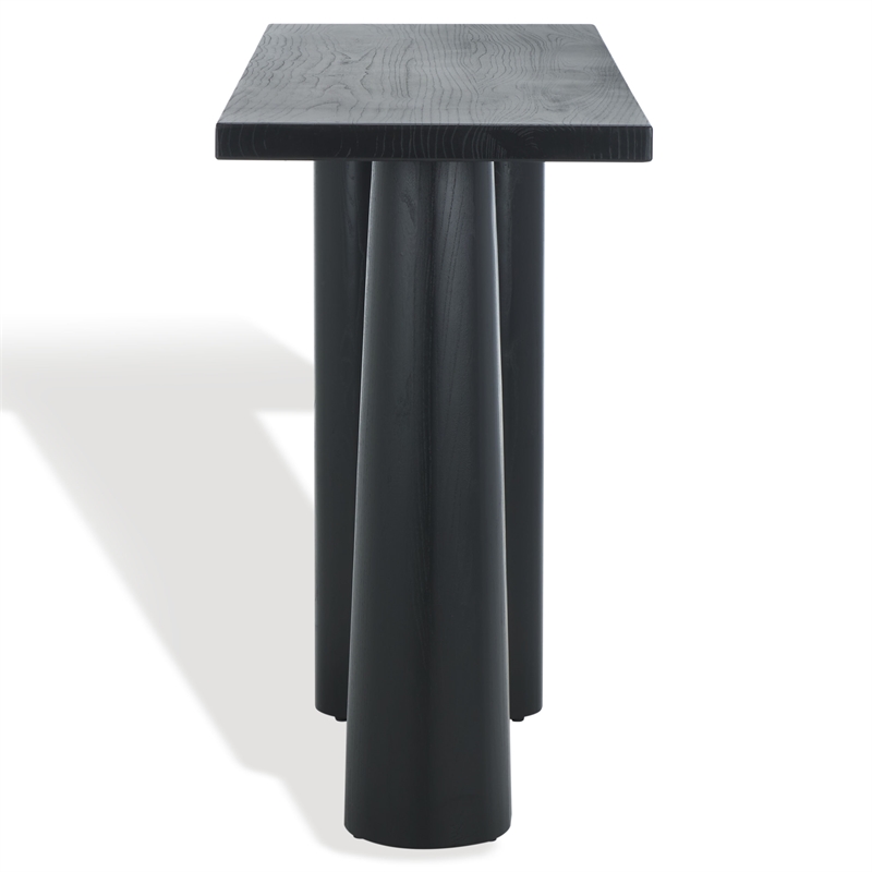 Safavieh Ryllae Wood Console Table in Black