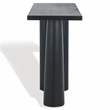 Safavieh Ryllae Wood Console Table in Black