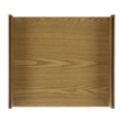 Safavieh Acres Wood Accent Table in Natural / Glass