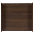 Safavieh Acres Wood Accent Table in Walnut / Glass