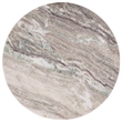 Safavieh Lauretta Marble and Wood Side Table in Gray / White / Brown