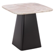 Safavieh Tecia Marble and Iron Side Table  in Brown/ White / Black