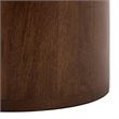 Safavieh Calana Marble and Wood Side Table in  White / Brown