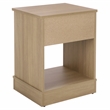 Safavieh Shafa Wood Side Table  in Natural / Brass