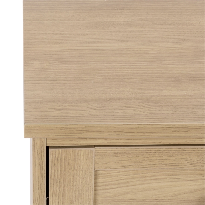 Safavieh Shafa Wood Side Table  in Natural / Brass
