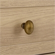 Safavieh Shafa Wood Side Table  in Natural / Brass