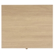 Safavieh Shafa Wood Side Table  in Natural / Brass