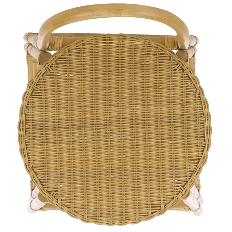 Safavieh Yulia Rattan Bar Stool in Natural