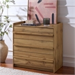Safavieh Mishi 3 Drawer Wood Chest in Oak