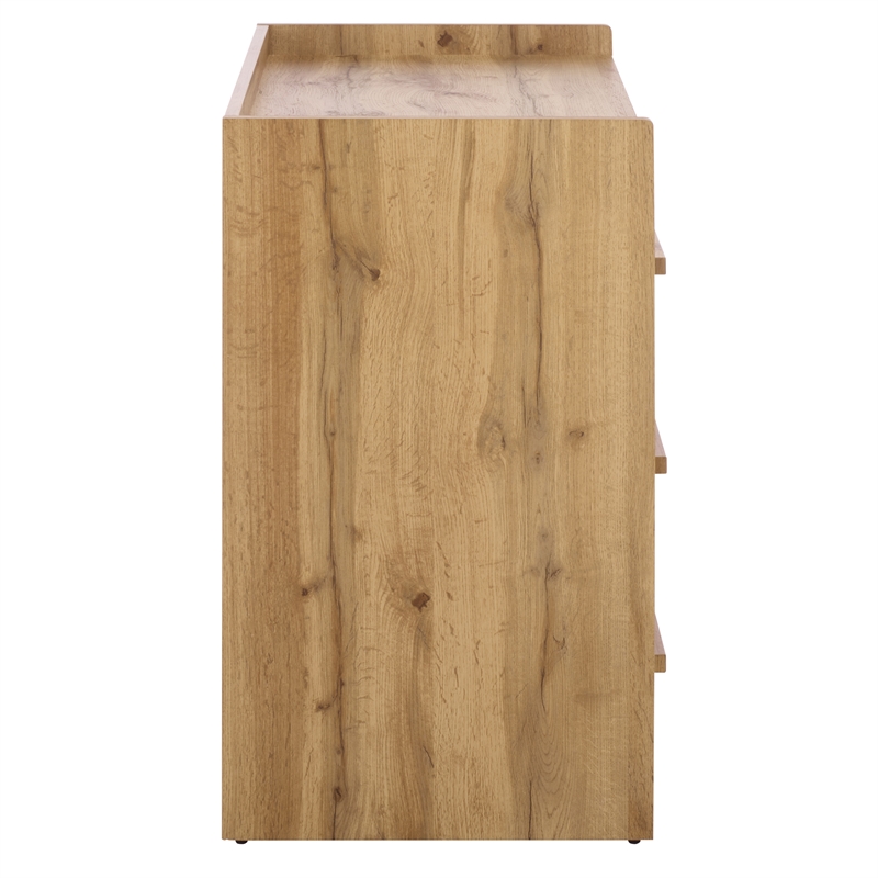 Safavieh Mishi 3 Drawer Wood Chest in Oak